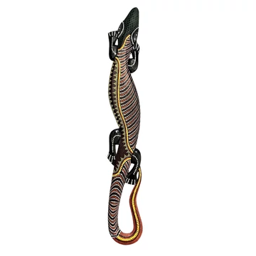 Fali fa gekko dekoráció 100cm