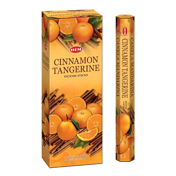HEM CINNAMON MANDARINA füstölő 20 szálas