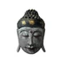 Kép 1/2 - Antikolt Kékes-Szürke Buddha fej fali dekoráció 30cm, Egzotikus Áruk Boltja, Sződliget, Buddhizmus. lakásdekor, egyedi dekor