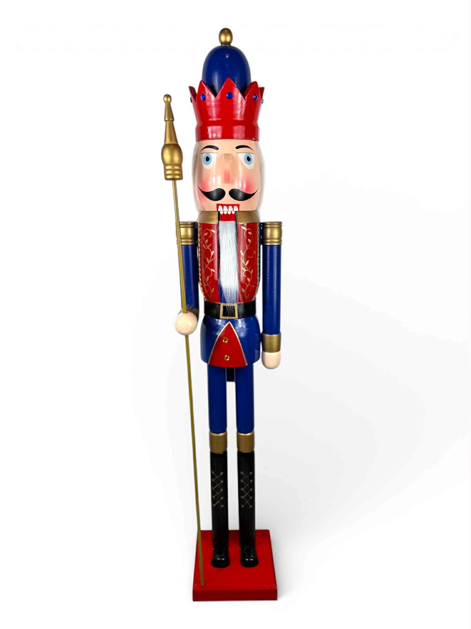 Fa Diótörő piros-kék király 120cm