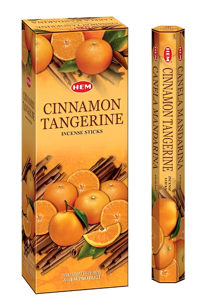 HEM CINNAMON MANDARINA füstölő 20 szálas